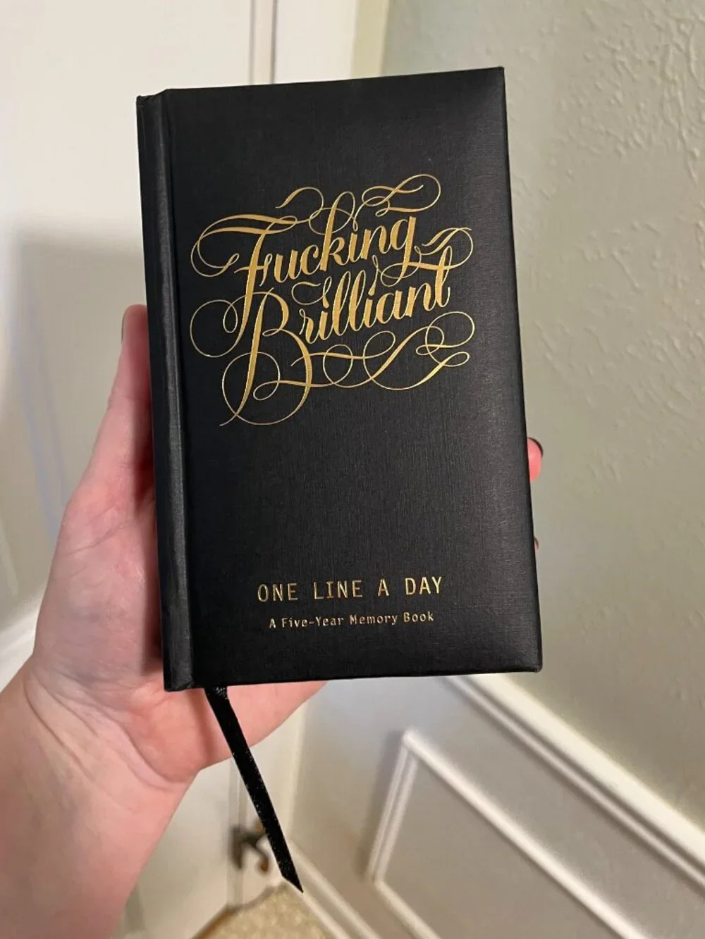 Journal - F*cking Brilliant - One Line a Day: A Five-Year Memory Book NEW